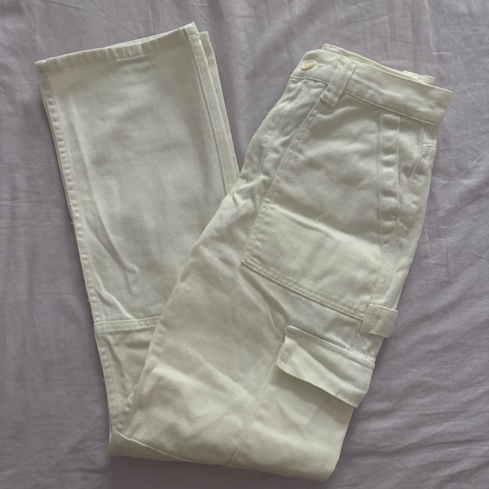 Pacsun Off-White Denim Skate Pant